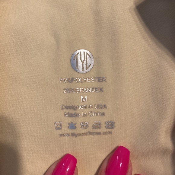 TYC-Til You Collapse Effortless Classic Leggings - Ivory - Picture 3 of 4